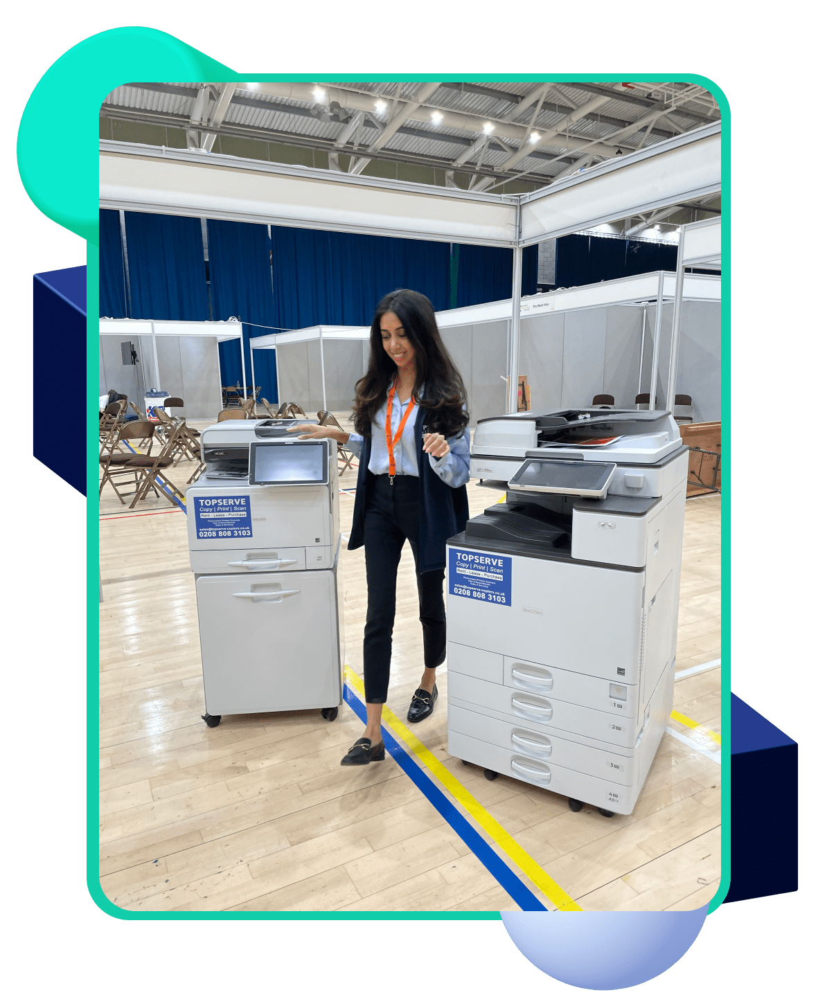 two printing machines image